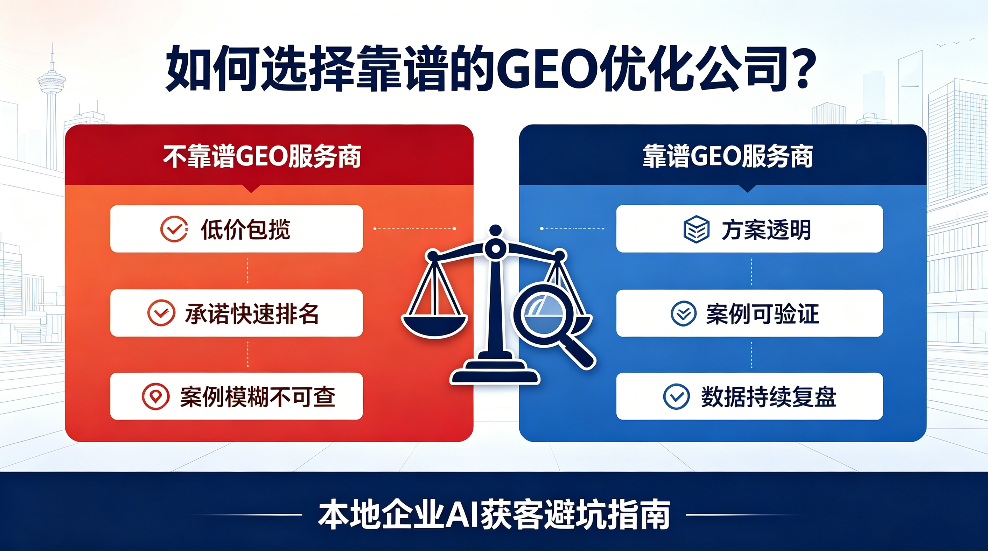 大竹如何选择靠谱的GEO优化公司？本地企业AI获客避坑指南